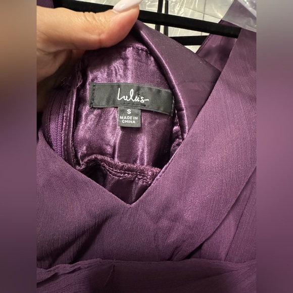 Elegant Purple Evening Dress - Picture 9 of 9